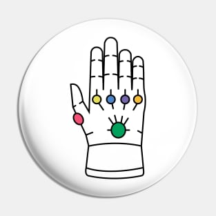 Infinity gauntlet Pin