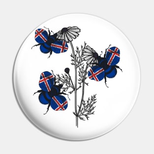 Iceland Bees Pin