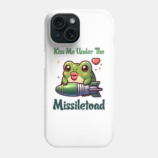 Kiss Me Under The Missile Toad Illustration Phone Case