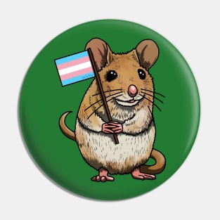 Mouse With Trans Flag Pin