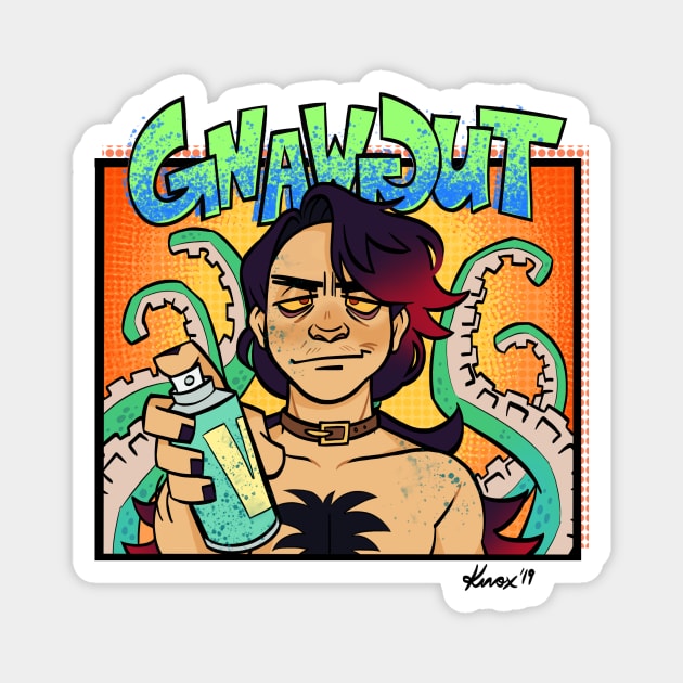 Gnawgut Magnet by knoxout