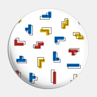 Tetris Bauhaus Pin