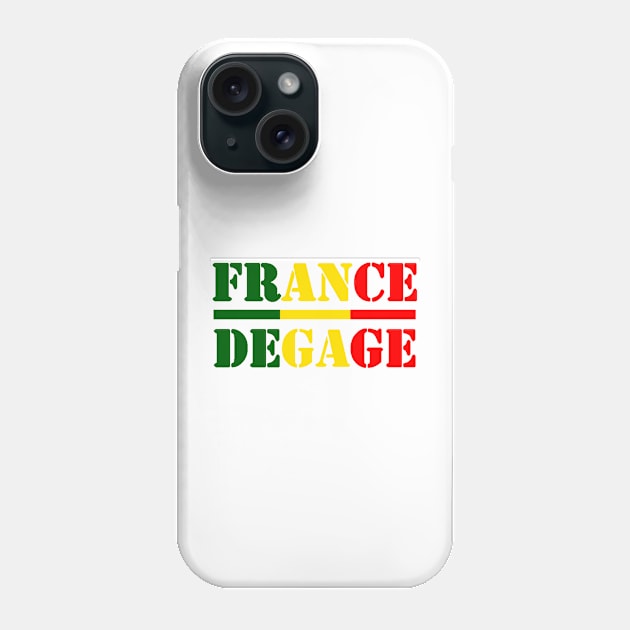 France Degage du Mali Phone Case by Tony Cisse Art Originals