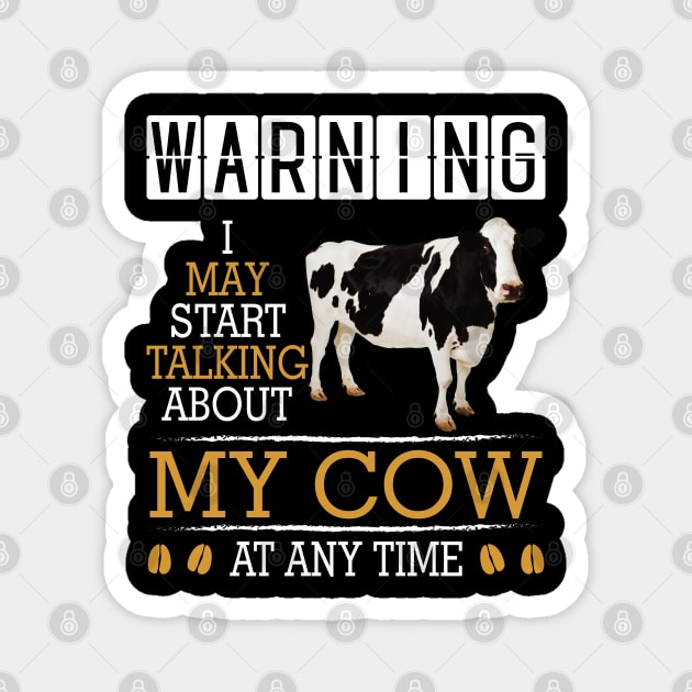 Crazy Cow lovers cow lover farmer funny Magnet by reginaturner