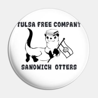 Sandwich Otter Pin