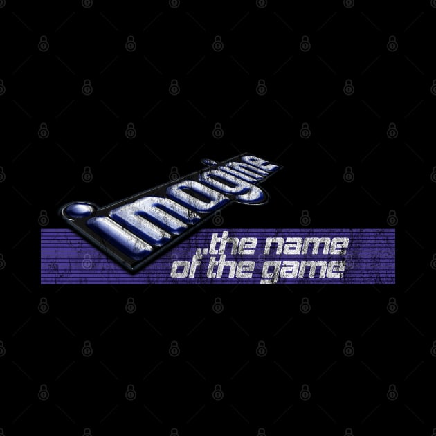 Imagine: The Name of the Game Retro Games Logo Vintage by Meta Cortex