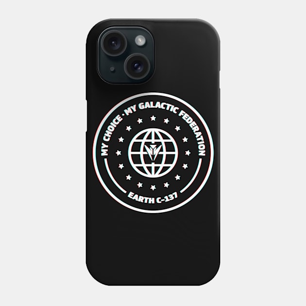 Galactic Federation - Earth C-137 - 3D Phone Case by Roufxis