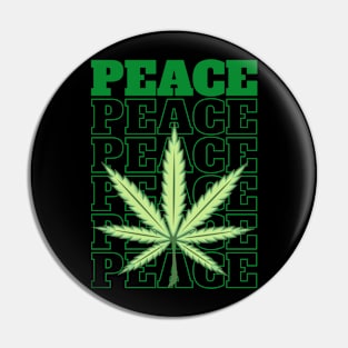 Weed concept Pin