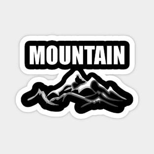 snow mountain Magnet