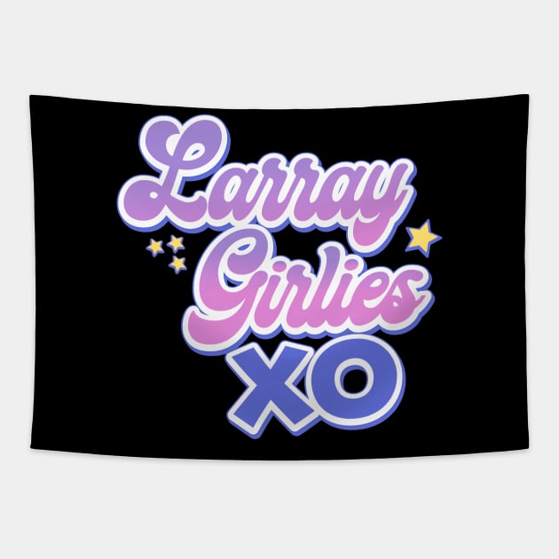 Larray Girlies XO Tapestry by Howchie