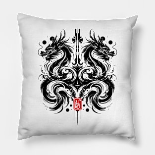 Year of the Dragon T-shirts, Chinese Dragon T-shirts, Mythical Creature, Oriental Dragon, Chinese New Year T-Shirt Pillow