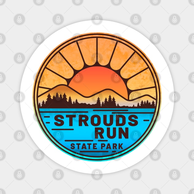 Strouds Run State Park Ohio OH Magnet by TravelTime