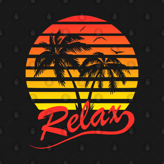 Relax Tropical Sunset by Nerd_art