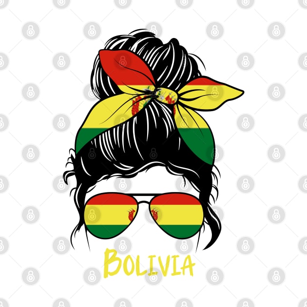 Bolivian Girl, Bolivian girlfriend, Bolivia Messy bun by JayD World