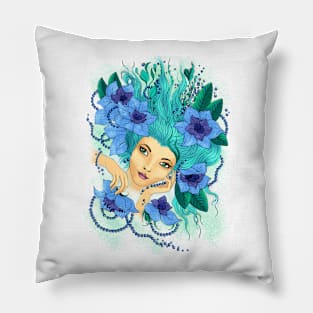 Mermaid with beads Pillow