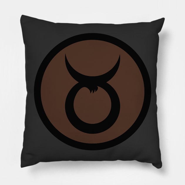 ZODIAC SERIES: TAURUS Pillow by inksquirt