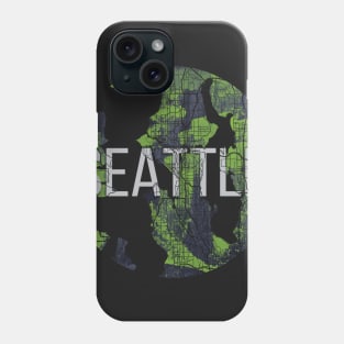 Seattle Maps Phone Case