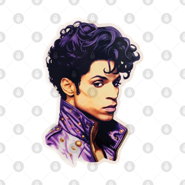 Prince Tribute Portrait by Geektastic Designs