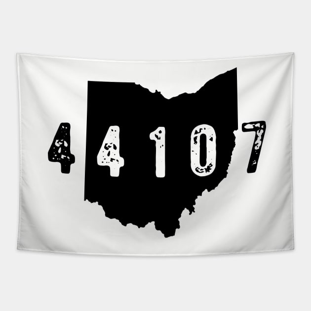 44107 Lakewood Ohio Tapestry by OHYes