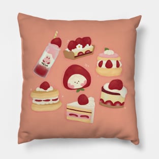 Strawberry party Pillow