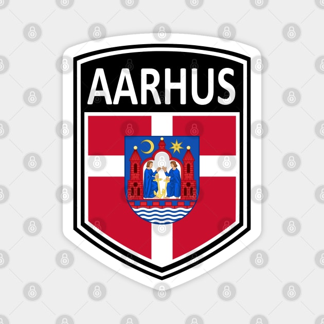 Nordic Cities - Aarhus Magnet by Taylor'd Designs