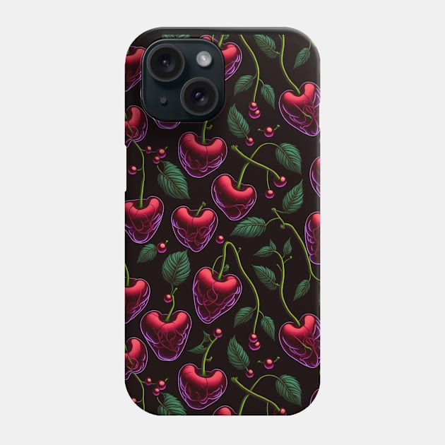 translucent Cherries Phone Case by VarietyStarDesigns