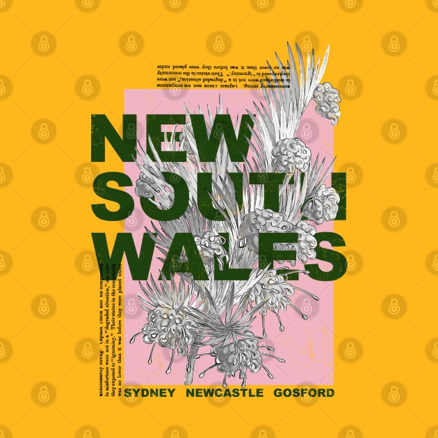 New South Wales Australia by Pico Originals