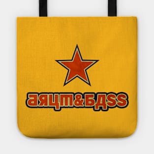 DRUM AND BASS RETRO SOVIET STYLE Tote