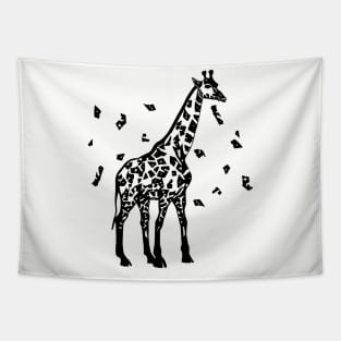 Cool vector Giraffe Tapestry