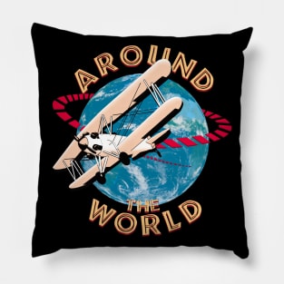 Flying Around the world Pillow