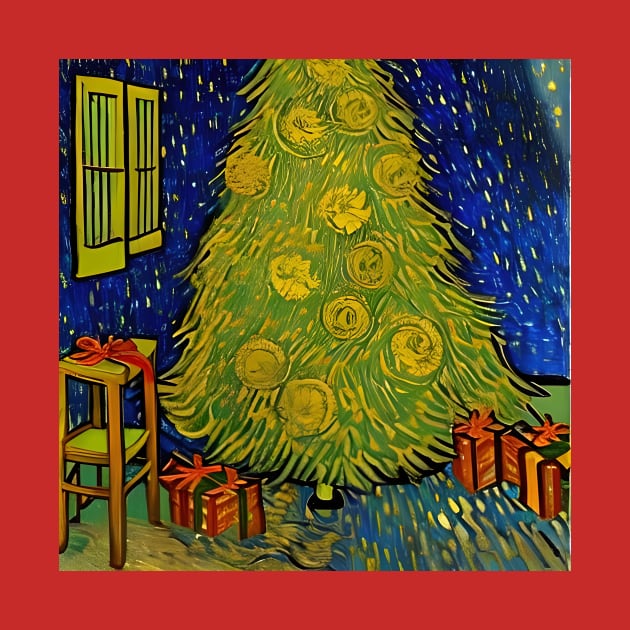 Christmas - Van Gogh Style by Crestern