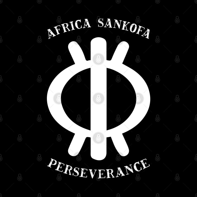 Africa Sankofa Adinkra Symbol "Perseverance" by Vanglorious Joy