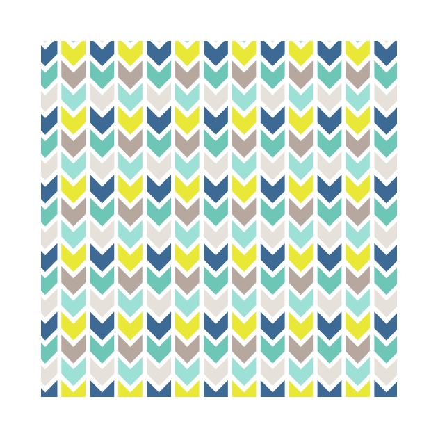 Mint Lime Tribal Arrows Pattern Indian Indigenous by jodotodesign