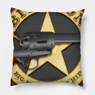 Big Iron, Big Iron on his hip Pillow