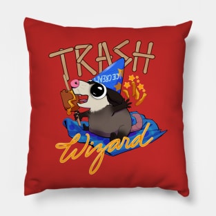 Trash wizard opossom Pillow