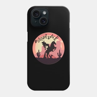 Cowgirl on Horse, Wildest Day Ever Phone Case