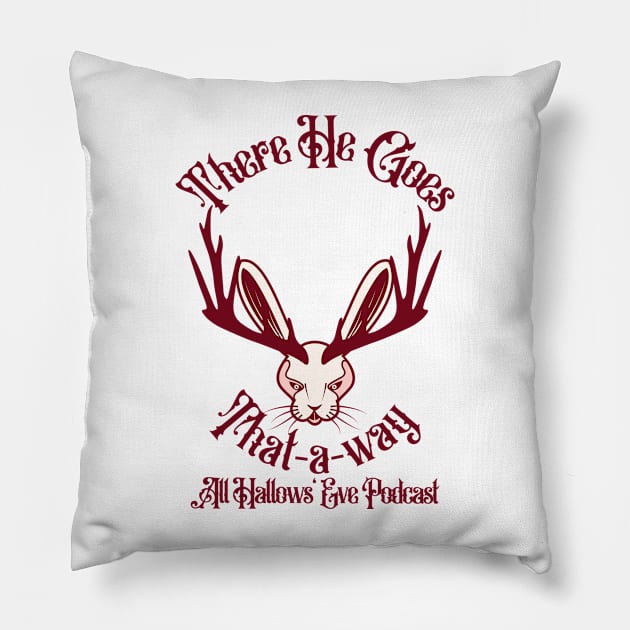 Jackalope Pillow by All Hallows Eve Podcast 