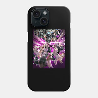 Disco Cats Dancing, Cat Dance, Funny Cute Phone Case