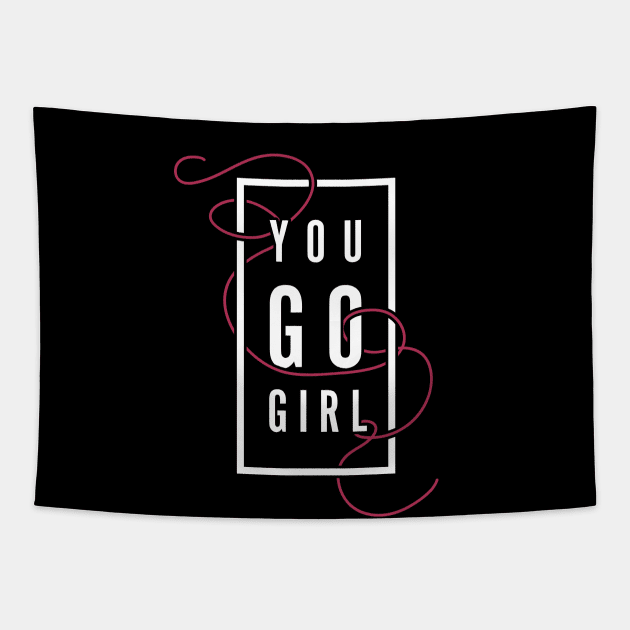 You GO Girl Tapestry by NeonSunset