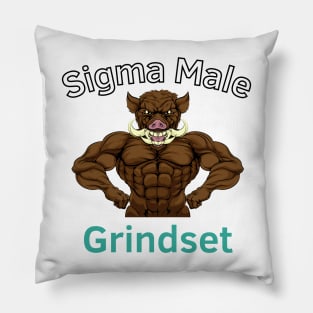 Sigma Male Grindset Pillow