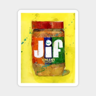 Jif Peanut Butter - Vintage - Kitchen Art Magnet