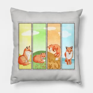 Season of the Foxes Pillow