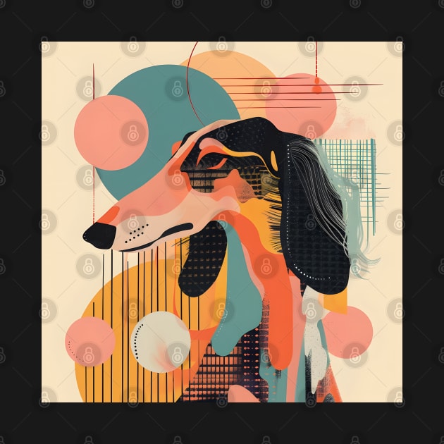 Saluki in 70's by NatashaCuteShop