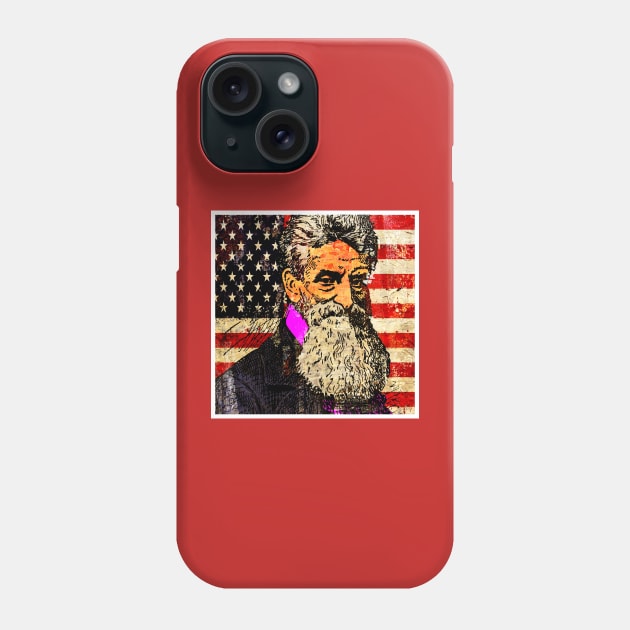 JOHN BROWN-STARS AND STRIPES 2 Phone Case by truthtopower