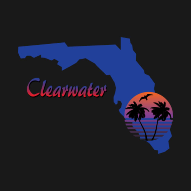 Disover Clearwater Florida - Clearwater Florida - T-Shirt