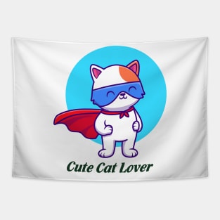 cute cat lover Tapestry