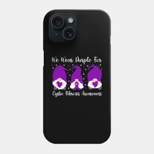 We Wear Purple For Cystic Fibrosis Awareness Phone Case