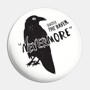 Quoth The Raven Pin