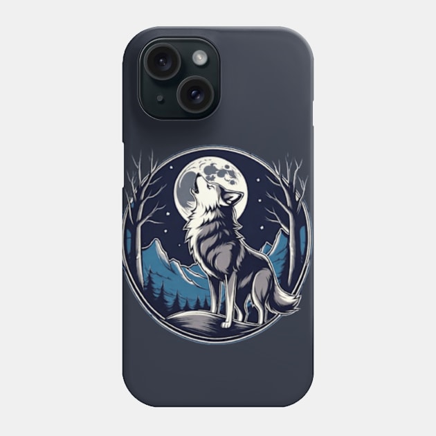 wolf howling Phone Case by WeLoveAnimals