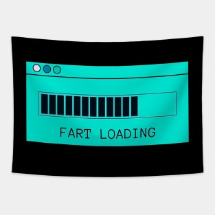 Fart Loading Fart Police Tapestry